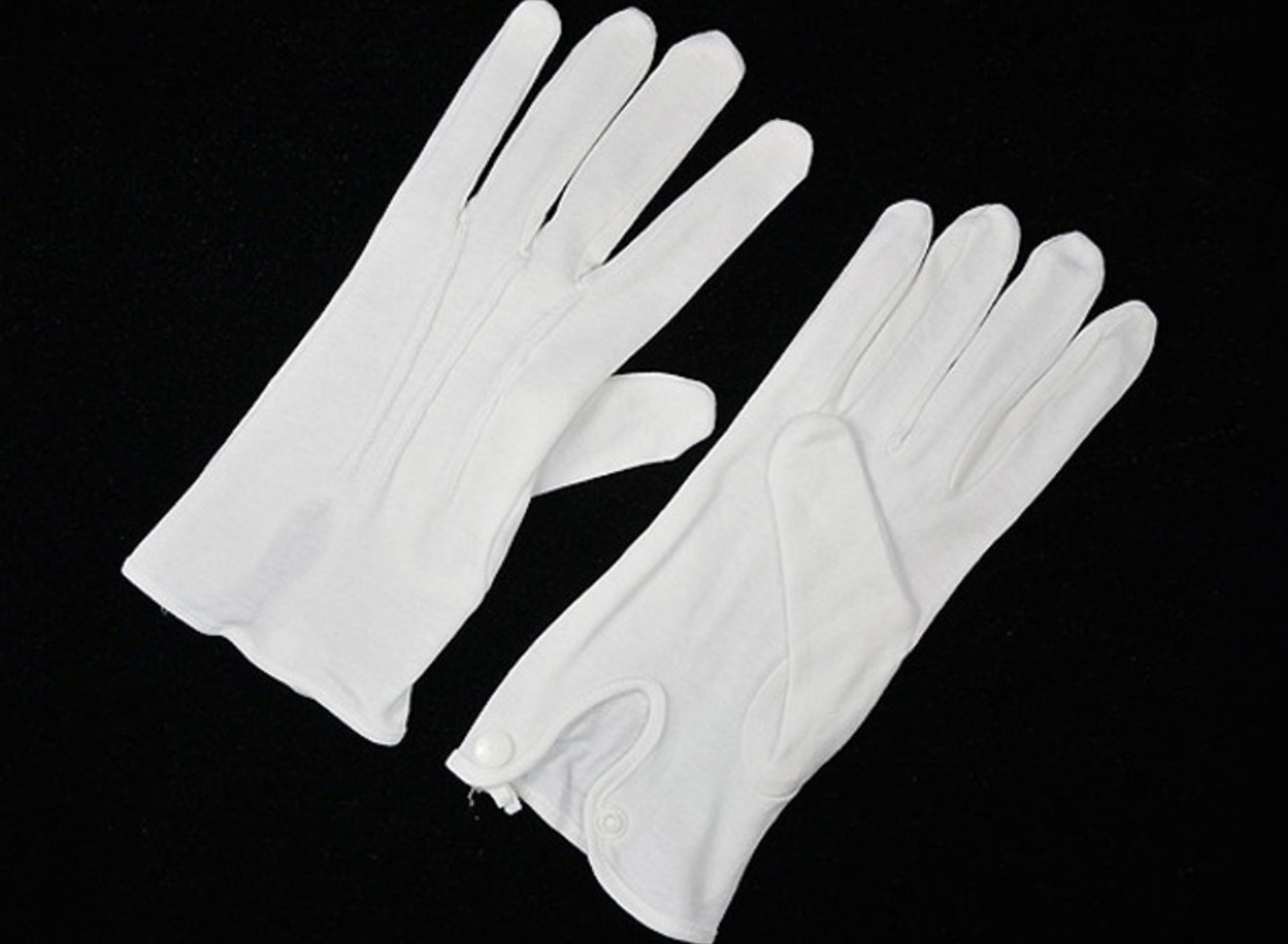 Men's White Gloves