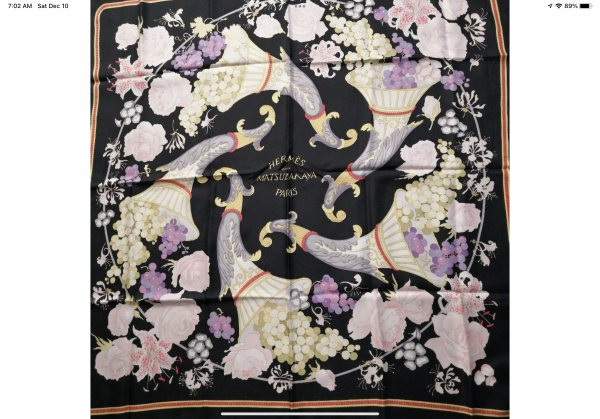 Fleurs Et Raisens Hermes pour Matsuzakaya Paris Limited Edition