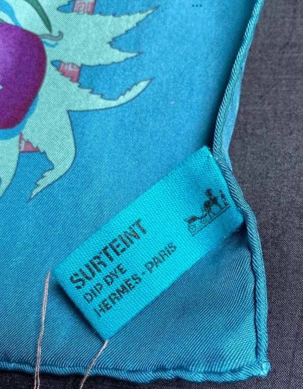 Aloha Blue Surteint Dip Dye care tag