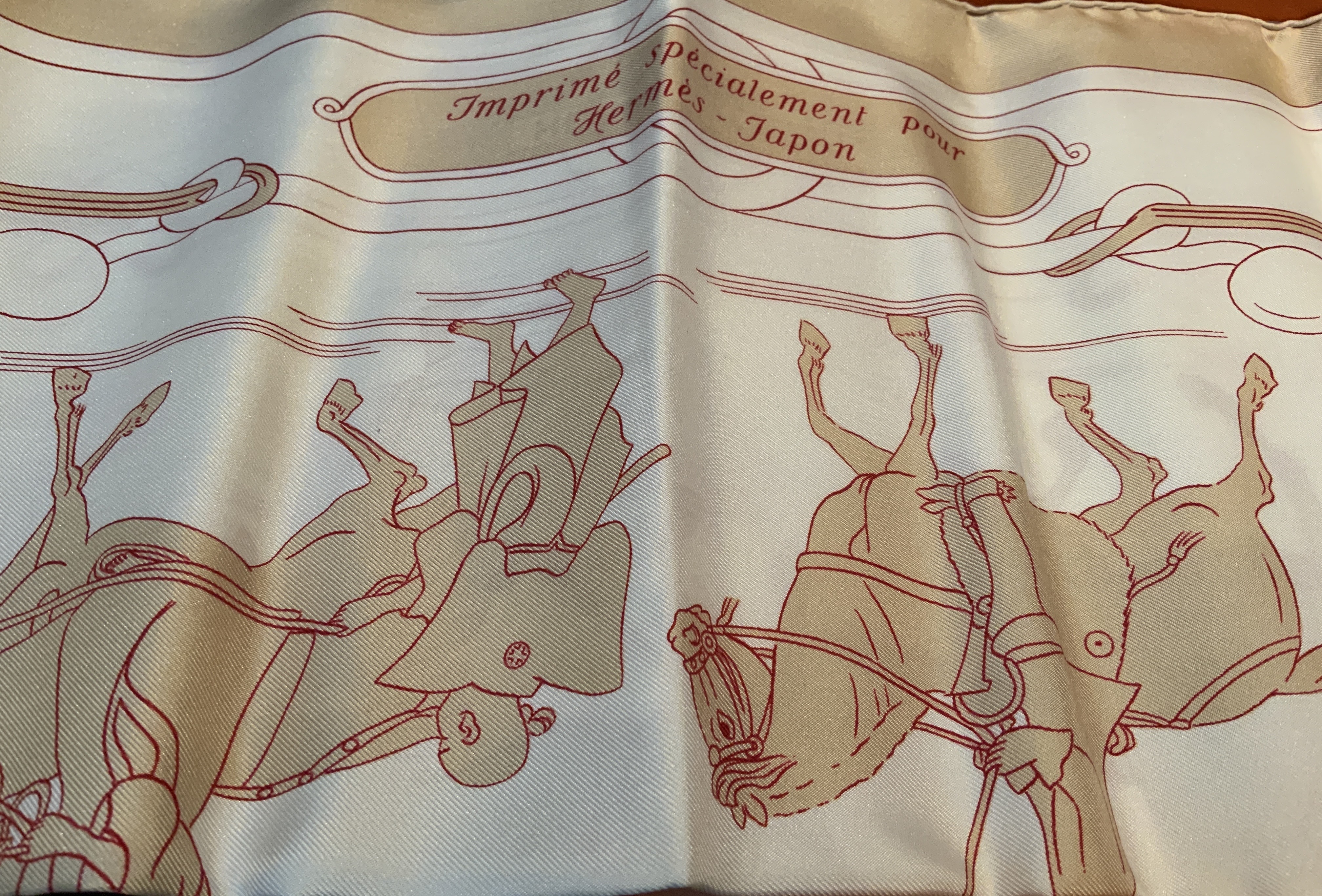Equitation Japonaise Imprime Specialement Pour Hermes - Japon Limited Edition