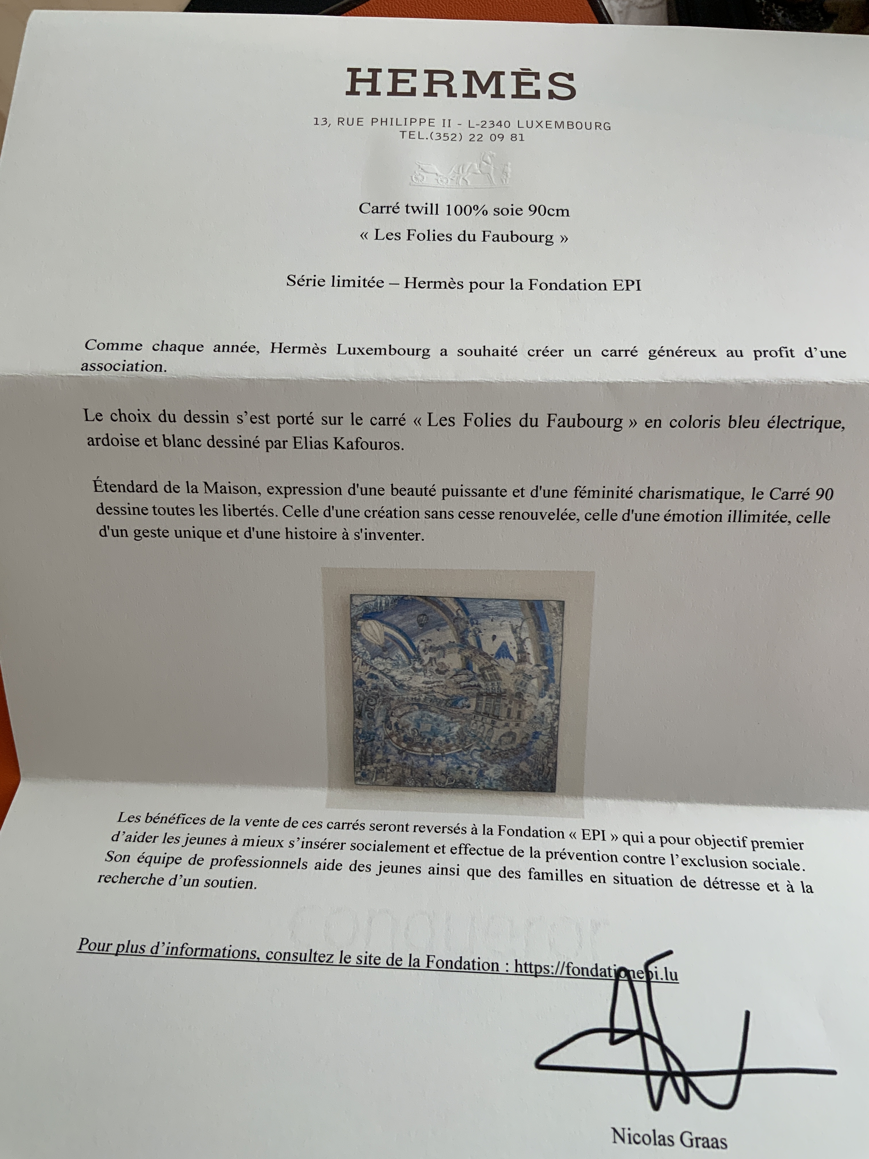 Folies Du Faubourg (Les) Hermes Pour La Foundation EPI Limited Edition - Image 12